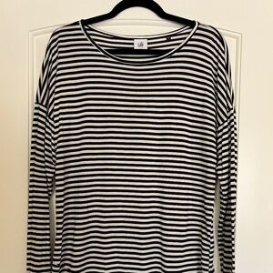 Cabi, Navy Stripe, Medium Top